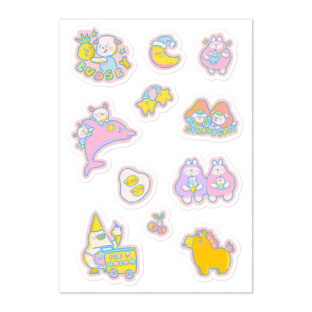 Bedtime Island Sticker Sheet #01
